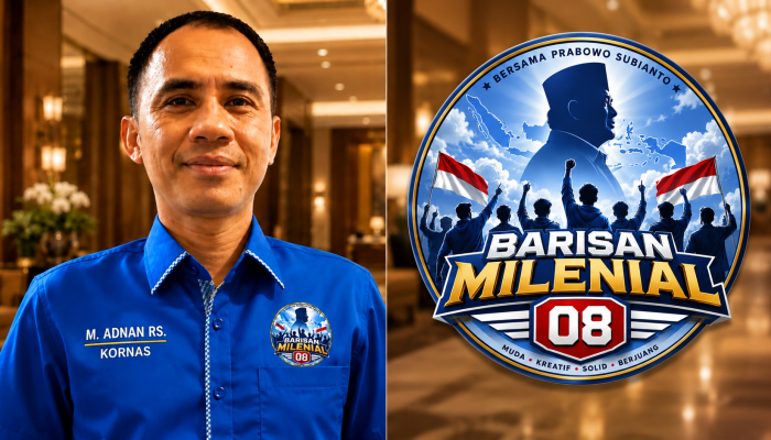 Koordinator Nasional Barisan Milenial 08 M. Adnan R. S.: FORNAS 08 Satukan Energi Generasi Muda Dukung Program Prabowo Subianto