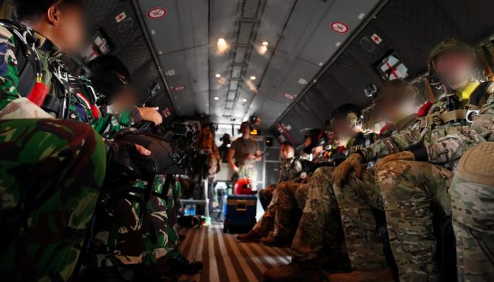 Prajurit SOF TNI dan US Army Sukses Laksanakan Infiltrasi Udara Dalam Latihan Super Garuda Shield 2026